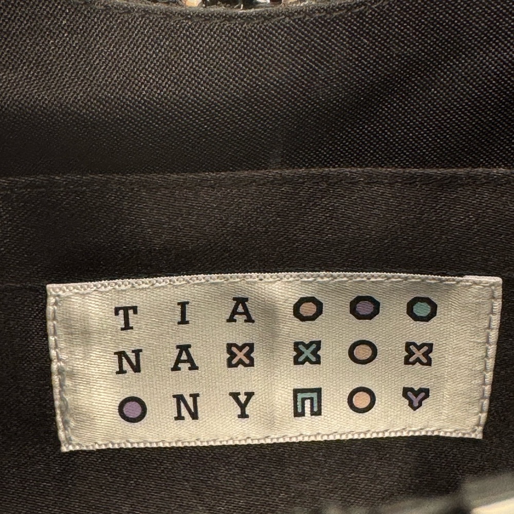 TIANA NEW YORK Beaded Clutch Bag Black with Colorful Bird and Floral Design - Picture 2 of 12